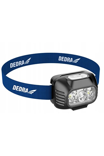 dedra Lanternă frontală reîncărcabilă 650lm, 1800mAh, cu 5 moduri de iluminare