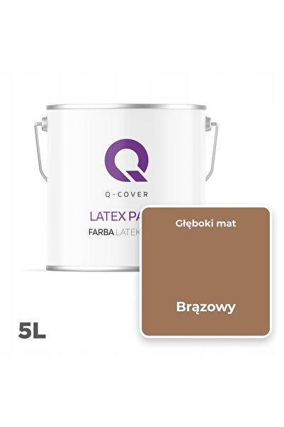 NO BRAND VOPSEA LATEX PENTRU PERETI, MAT PROFUND, 5 L, CULOARE MARO H5018, PR...
