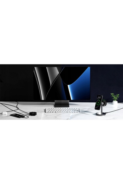 NO BRAND Aukey Qi2.0 15W Încărcător cu inducție 3-în-1