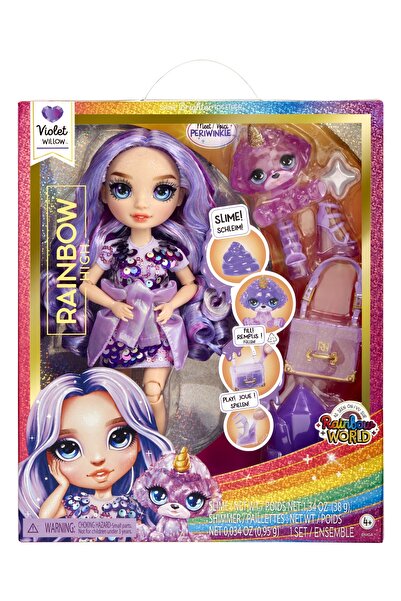 Rainbow High LALKA Violet Mov Păpușă de 28cm + ACCESORII