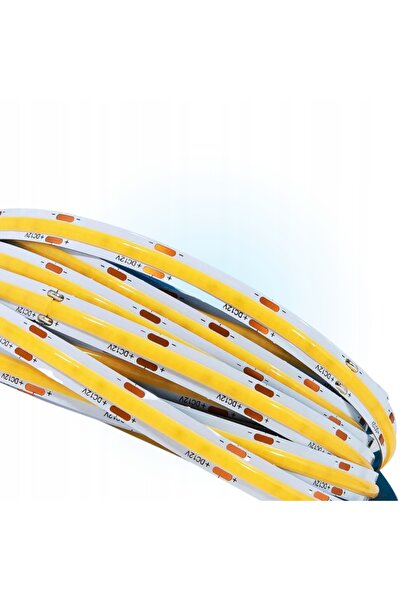 ecolight Bandă LED COB 45W Rolă 5m 12V Impermeabil IP67 Culoare Rece 6000K 99...