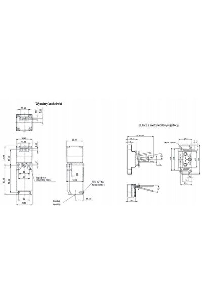 NO BRAND EK-1-25-A Comutator de siguranță cu cheie (2NC)