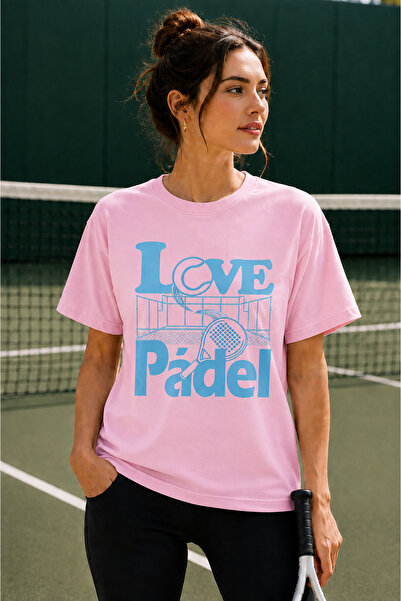 VODEXA Unisex Oversize Tennis Printed T-Shirt 100% Cotton Tennis Themed Comfo...