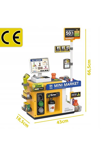 Stator Magazin pentru copii Supermarket Cafenea Scanner casă de marcat expres...