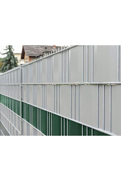 NO BRAND Folie pentru gard 19x26m PREMIUM 1200g GRI PENTRU GARDURI DIN PANOU UV+