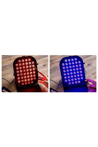 NO BRAND Lampă de fototerapie cu panou LED, funcție de lumină IR, Ochelari Hu...