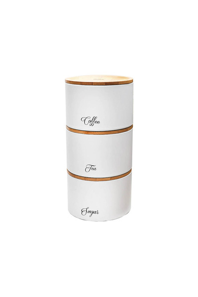 Klausberg Set de recipiente de bucătărie pentru cafea, ceai, zahăr KB-7507