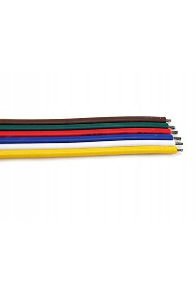 NO BRAND 100x Cablu cu 6 fire pentru benzi LED RGBW + CCT, pe rolă