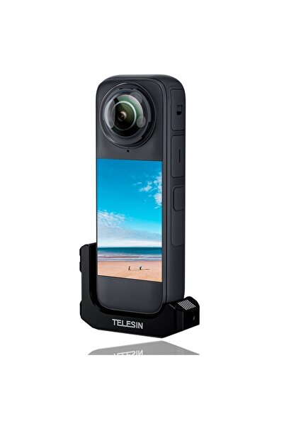 TELESIN Adaptor suport cu filet de 1/4'' pentru Insta360 X4 X 4 + Picior de m...