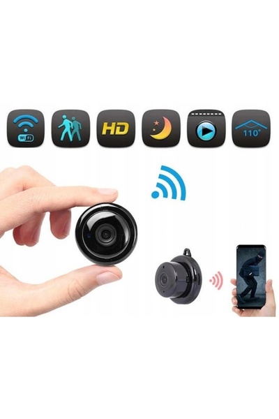 GAT Cameră spion mini ascunsă, detecție WiFi, detecție inteligentă a mișcării...