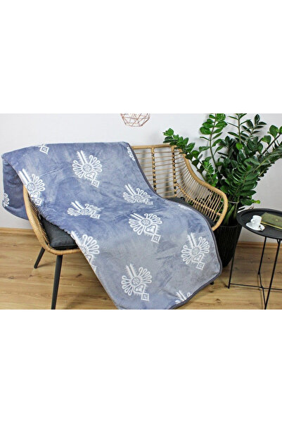 OEM Patura dubla din lana Merinos si polar minky model traditional 160 x 200 ...