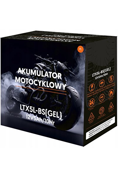 Lamex BATERIE GEL PENTRU SCUTER MOTOCICLETĂ ATV 12V 5AH RIGHT+ PRODUCĂTOR 2026