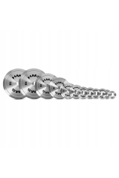 HMS Disc olimpic cromat, greutate olimpică 1.5kg, solid.