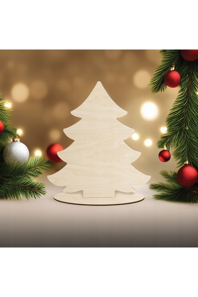NO BRAND Figurină de Crăciun din lemn, Decorațiune de Crăciun DIY, 10 BUC