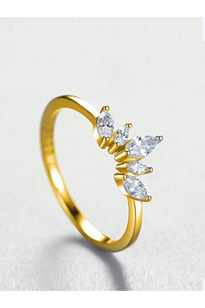 Choice7 6 Gold 925 Sterling Silver Simplicity Classic Gorgeous Zircon Crown R...