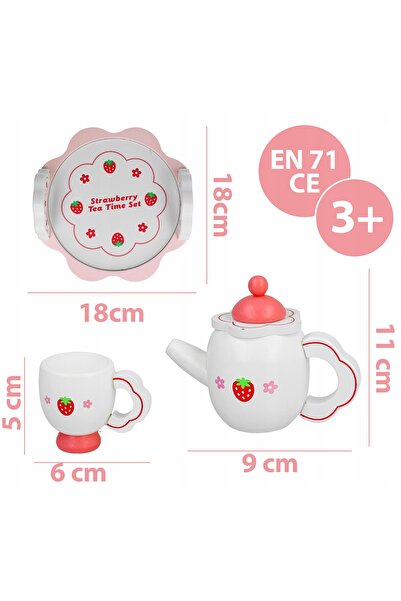 NO BRAND SET DE CEAI DIN LEMN PENTRU COPII CEAINIC CĂNI ACCESORII + TAVĂ