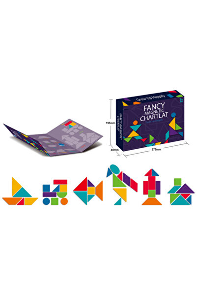 PlayFun SET Magnetic Tamgram 8326-2, Activitate educativa dezvoltarea imagina...