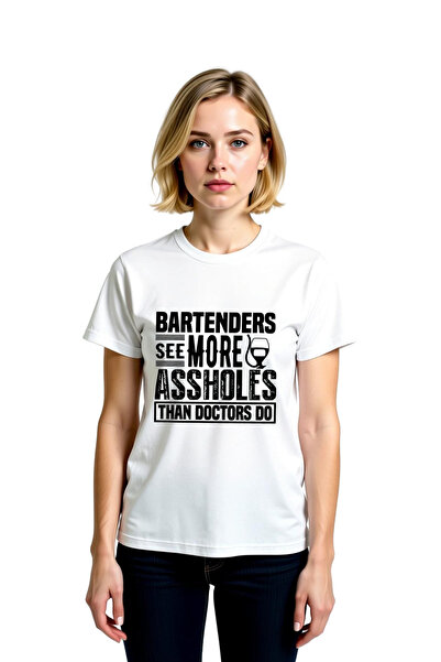 PayBuy Women's Barista Profession Life Humorous Printed Short Sleeve Cotton T...
