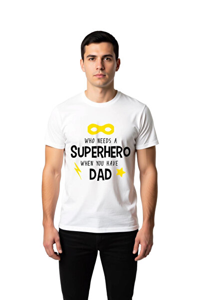 PayBuy Superpower with Dad Printed Men's T-Shirt