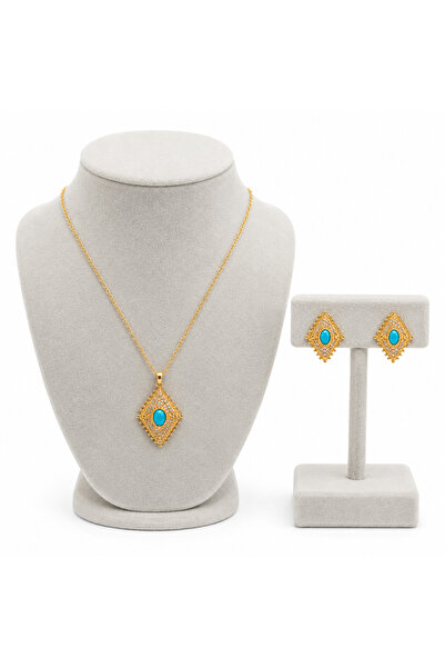 BELLA CİAO Elegant Crystal-Paved Jewelry Set – Design 7