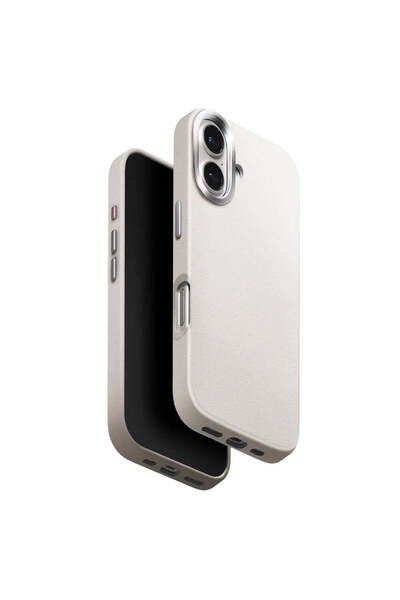 uniq Husă pentru iPhone 17, Husă Lyden din piele ecologică, gri - gri