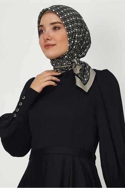 Alvina Patterned Floş Eşarp 8655