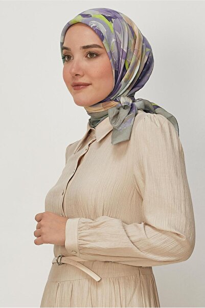 Alvina Patterned Viscose Scarf 8639