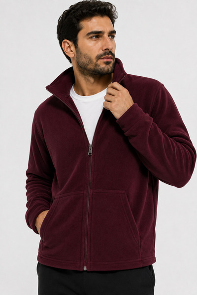 KaeLaurean Muška jakna od flisa, otporna na hladnoću, sa punim zatvaračem, me...