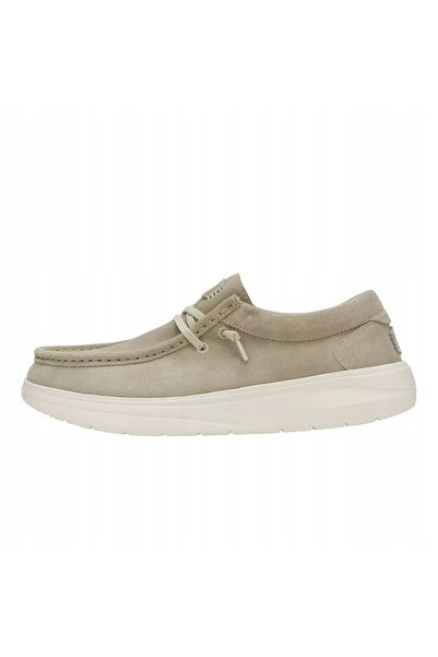 HEY DUDE HEYDUDE WALLY COMF SUEDE 41975 | 46 |   GRI PIATRĂ/FRASĂ ARGINTIE