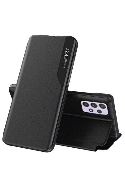Techsuit Husă pentru Samsung Galaxy A23, Seria eFold, mov - negru