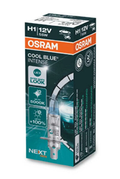 ams-OSRAM BEC 12V H1 55 W ALBASTRU RECE INTENS NEXTGEN OSRAM