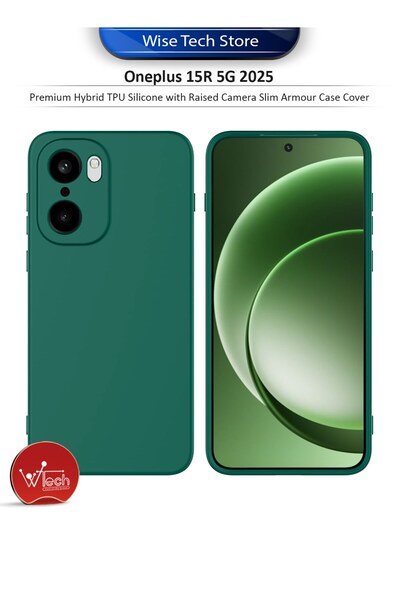 Wtech Oneplus 15R 5G 2025 Premium Soft Liquid Silicone Case Cover