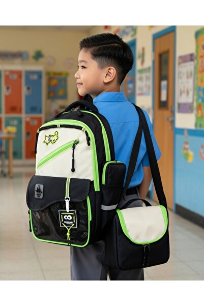 KY A+ Premium Quality Men's Black Primary School Orthopedic 3-Piece Set with ...