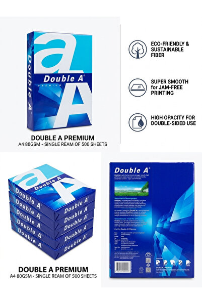 Generic Brand A4 sheet, double A, 500 sheets white