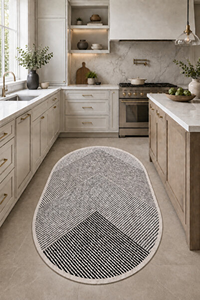 DECOVİST HOME Makinede yıkanabilir kaymaz taban leke tutmaz dijital mutfak ha...