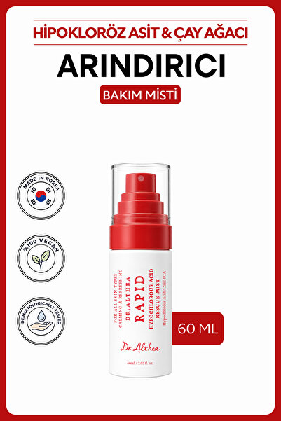 Dr.Althea Rapid Hypochlorous Acid Rescue Mist | Hipokloröz Asit Çay Ağacı Suy...