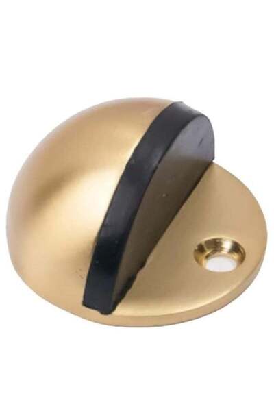 Generic Gold Stainless Steel Half Moon Oval Floor Door Stop