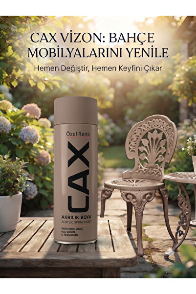 caxcolors CAX Rengi Akrilik Sprey Boya 400ml - Ahşap Bahçe Mobilyası ve Hobi ...