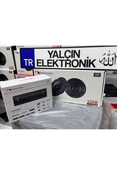 NAKAMICHI 623bt 4çıkışlı xbass woofer control 4x50 teyıp Nse1668 3200w coaxıa...