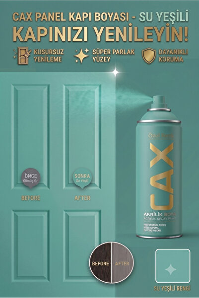 caxcolors CAX Panel Kapı Boyası - Akrilik Boya Ahşap Ve MDF Kapı Yenileme Boyası