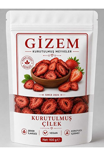 GİZEM KURUTULMUŞ MEYVELERİ KURUTULMUŞ ÇİLEK