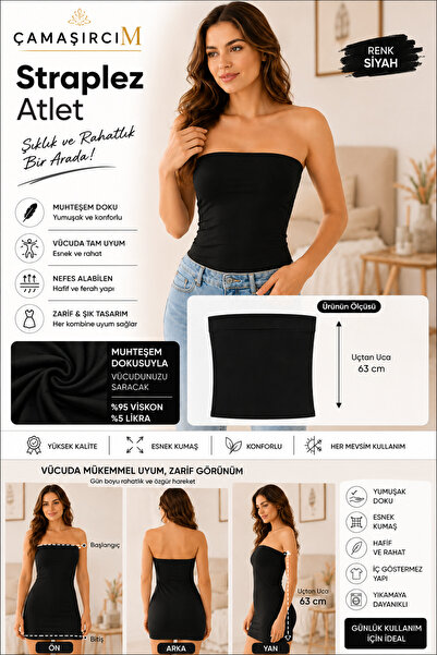 ÇamaŞırcıM Shocking Price Excellent Quality Strapless Tank Top