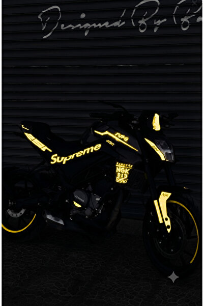 Banxtre Reflective Super Set Complete Sticker Decoration Set (Right and Left)...
