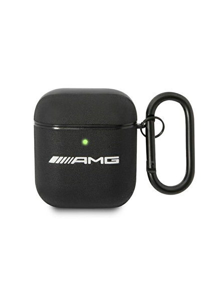MERCEDES AMG AMA2SLWK Θήκη Apple AirPods μαύρη δερμάτινη