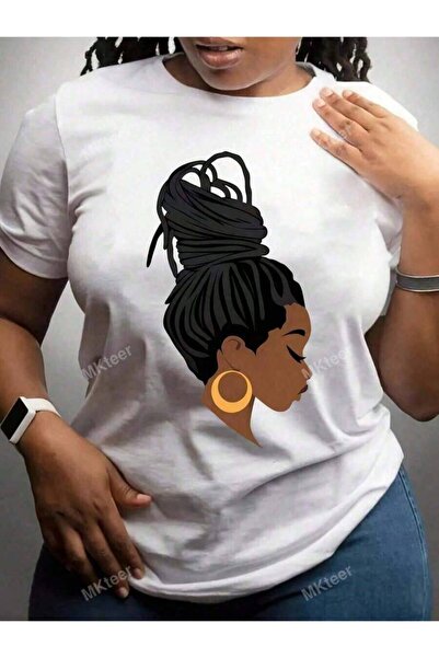 LİNA06 God Spoiled By My Husband Letter Women Short Sleeve-Shirt