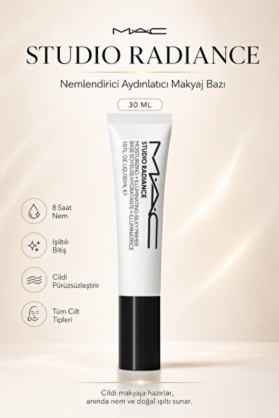 M.A.C Aydınlatıcı & Nemlendirici Makyaj Bazı 40 ml - Işıltılı & Pürüzsüz Cilt