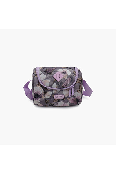 Roco Floral Lunch Bag for Girls 5-8 Yrs with Insulated Compartment
