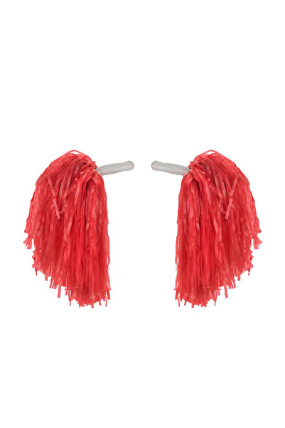 Marsilyan 1 Pair (2 Pieces) Red Color April 23Rd Show Pom Poms () Ilkel-Grp9Y84
