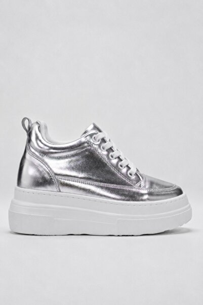 İX CloudLift Kadın Gizli Topuk Sneaker Süet Günlük Rahat Spor Ayakkabı Boy Uzatan 8cm