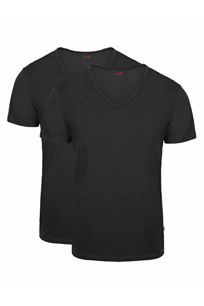 Levi's Levi's Ανδρικό Μπλουζάκι με V-λαιμόκοψη από Βιολογικό Βαμβάκι, Πακέτο ...